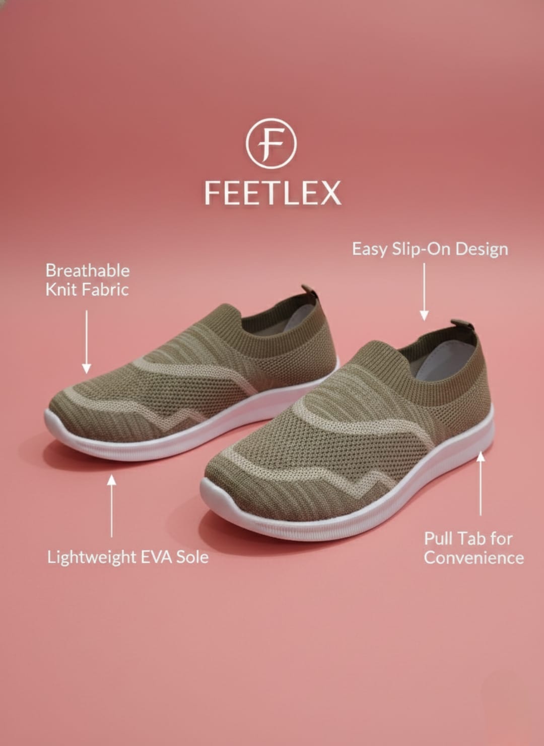 Feetlex KNITTING CASUALS SHOES FOR WOMENS - Image 3