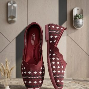 Feetlex WOMENS CASUAL KNITTED JUTTI AND MOJARIS