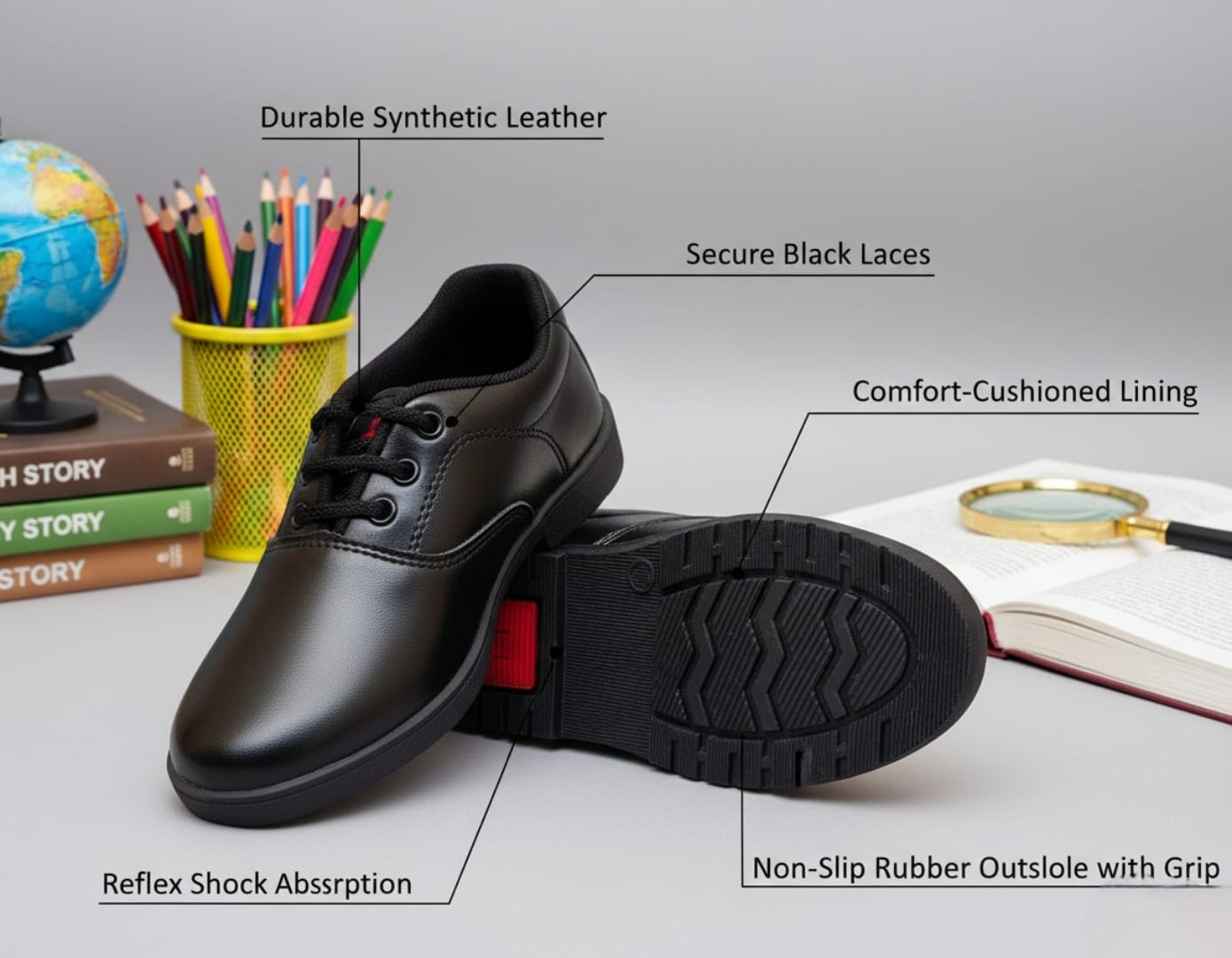 FEETLEX SCHOOL SHOES FOR BOYS AND GIRLS - Image 4
